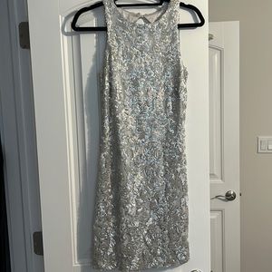Sequined mini dress